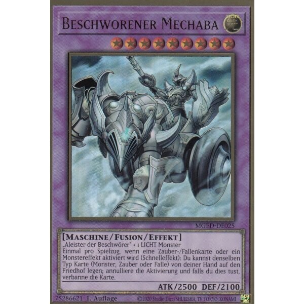 Beschworener Mechaba (GOLD RARE-MGED)