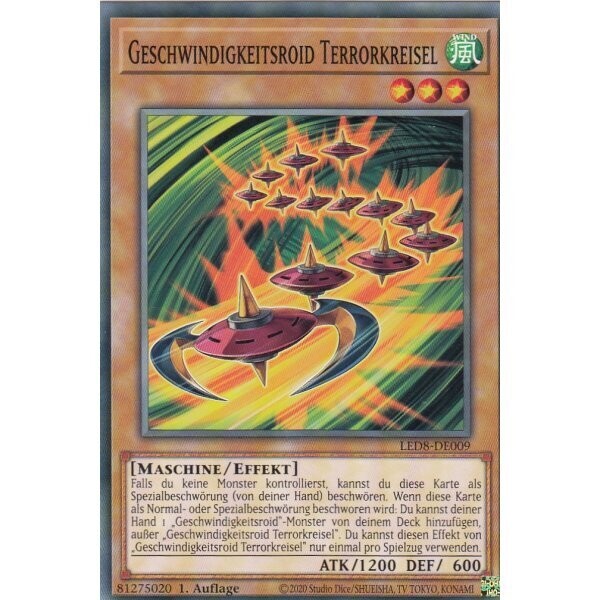 Geschwindigkeitsroid Terrorkreisel (LED8)