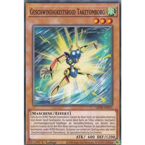 Geschwindigkeitsroid Taketomborg (LED8)