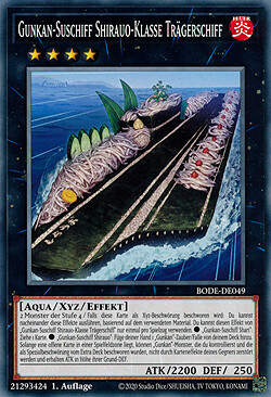 Gunkan-Suschiff Shirauo-Klasse Trägerschiff (BODE)