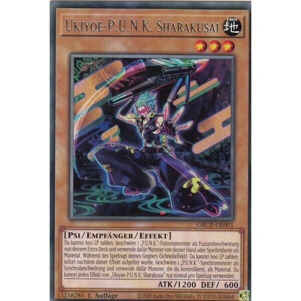 Ukiyoe-P.U.N.K. Sharakusai (Rare-GRCR)
