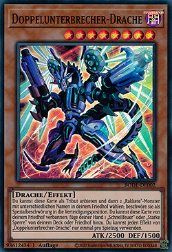 Doppelunterbecher-Drache (Super Rare-BODE)
