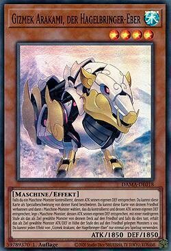 Gizmek Arakami, der Hagelbringer-Eber (Super Rare-DAMA)