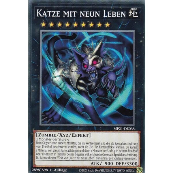Katze mit neun Leben (MP21)