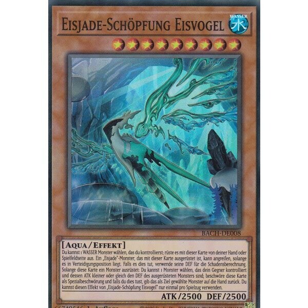 Eisjade-Schöpfung Eisvogel (Super-Rare BACH)