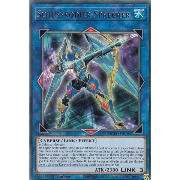 Schusskodier-Sprecher (RARE-MGED)