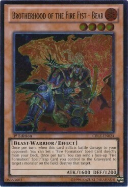 Bruderschaft der Feuerfaust - Bär (Ultimate Rare - CBLZ) - DE (Excellent​)