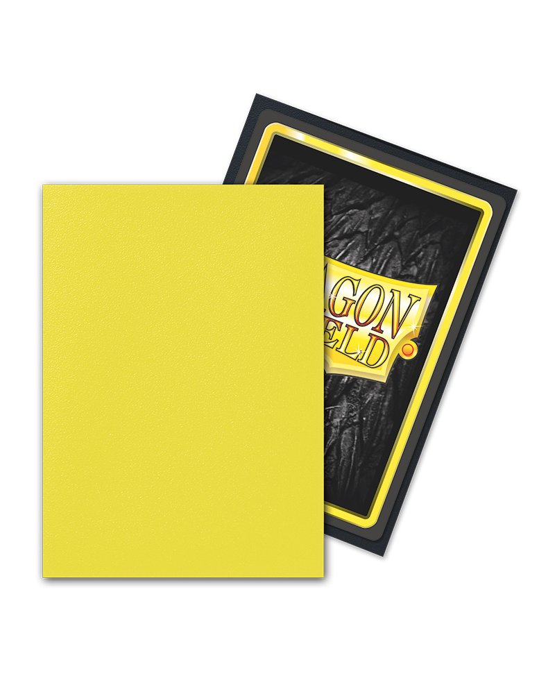 Dragon Shield - Standard Sleeves - Yellow MATTE (100)