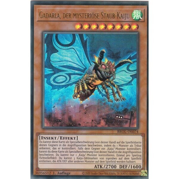 Gadarla, der mysteriöse Staub-Kaiju (Ultra-Rare-BROL)