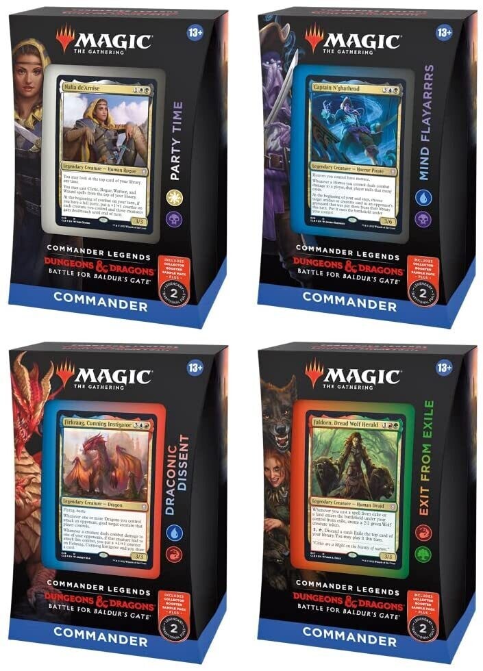 Magic: Commander Legends: Battle for Baldur&#39;s Gate - Commander Decks Set