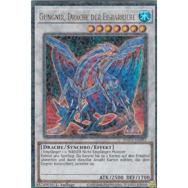 Gungnir, Drache der Eisbarriere (Duel Terminal Ultra Rare-HAC1)