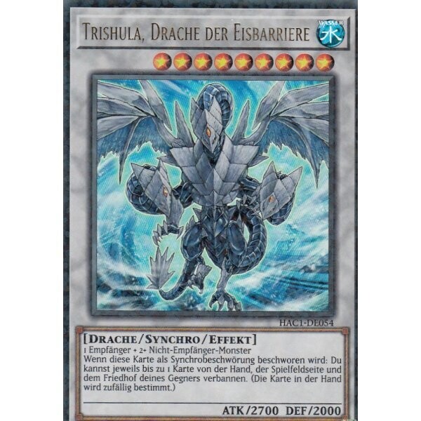 Trishula, Drache der Eisbarriere (Duel Terminal Ultra Rare-HAC1)