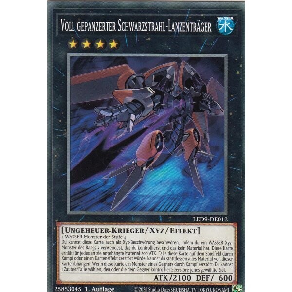 Voll gepanzerter Schwarzstrahl-Lanzenträger (LED9)
