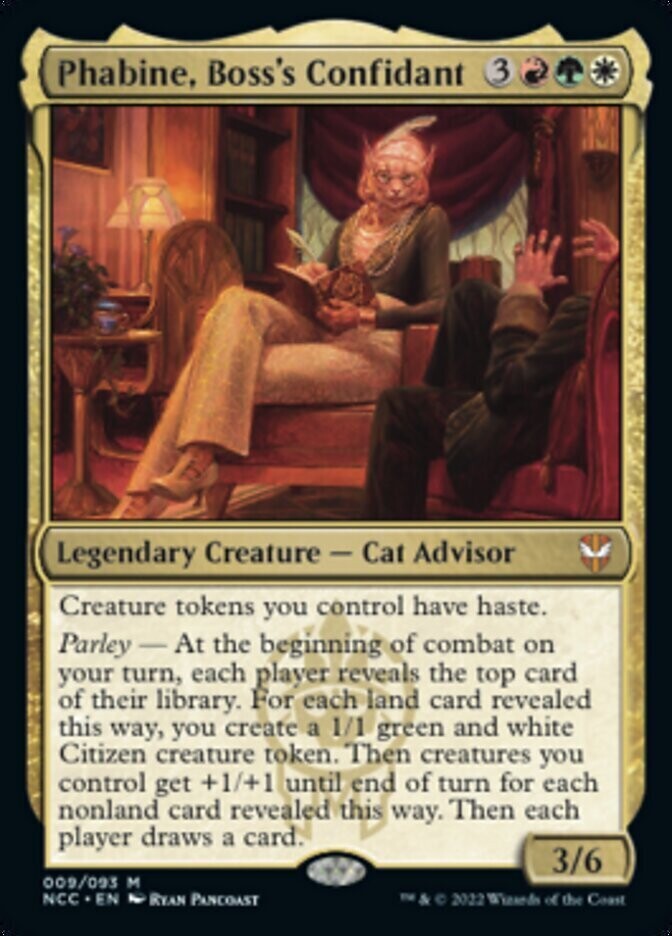 Phabine, Boss&#39;s Confidant (Mythic-NCC)