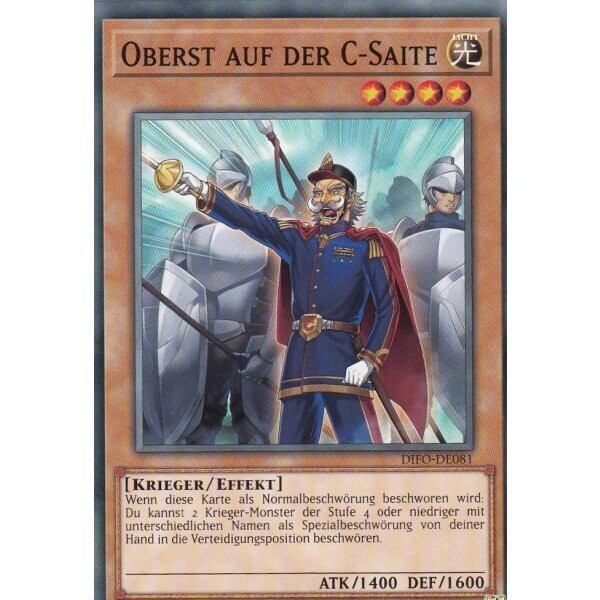 Oberst auf der C-Saite (DIFO)