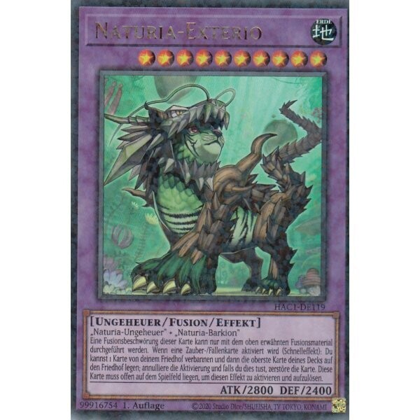 Naturia-Exterio (Duel Terminal Ultra Rare-HAC1)