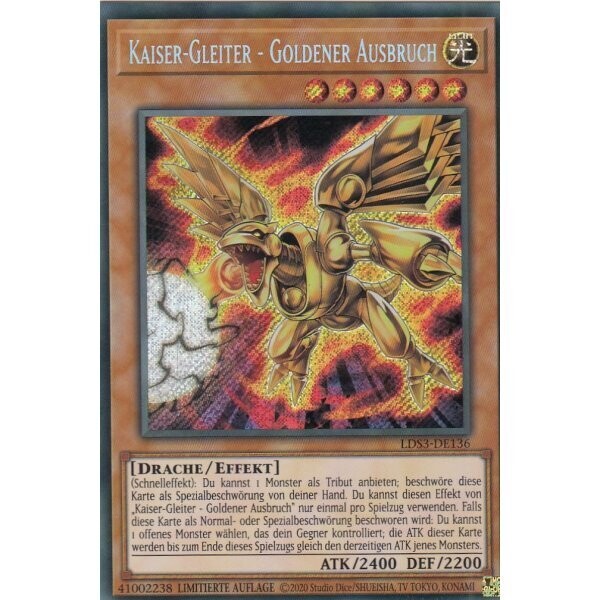 Kaiser Glider - Golden Burst (Secret Rare - LDS3)