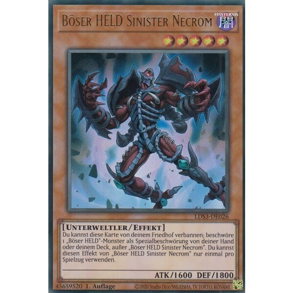 BöserHELD Sinister Necrom (Ultra Rare - LDS3)