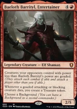 Baeloth Barrityl, Entertainer (Mythic-CLB) Foil