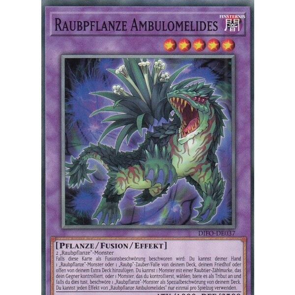 Raubpflanze Ambulomelides (DIFO)