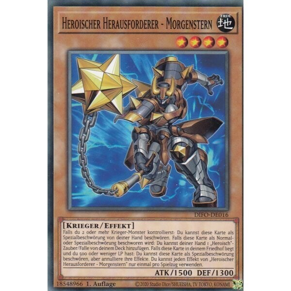 Heroischer Herausforderer - Morgenstern (DIFO)
