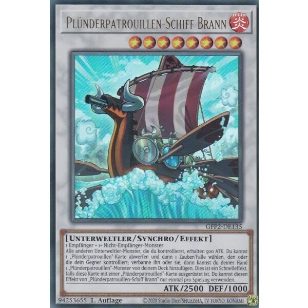 Plünderpatrouillen-Schiff Brann (Ultra Rare - GFP2)