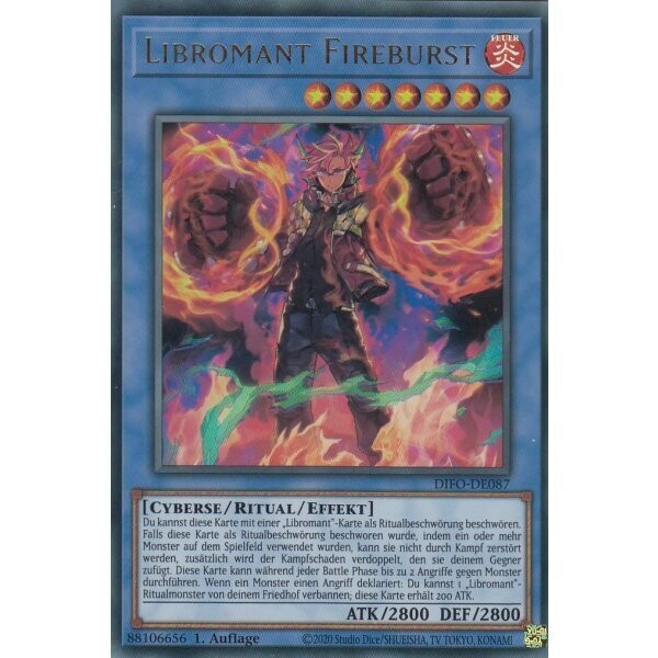 Libromant Fireburst (Ultra Rare - DIFO)