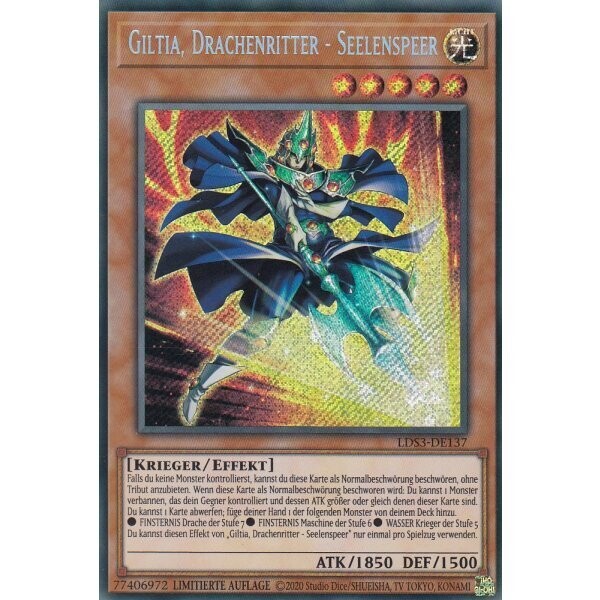 Giltia, Drachenritter - Seelenspeer (Secret Rare - LDS3)