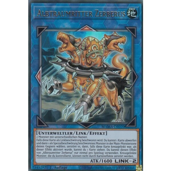 Albtraumritter Zerberus (Ultra Rare - MAMA)