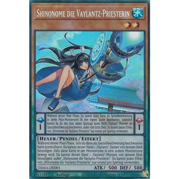 Shinonome die Vaylantz-Priesterin (Collectors Rare - TAMA)