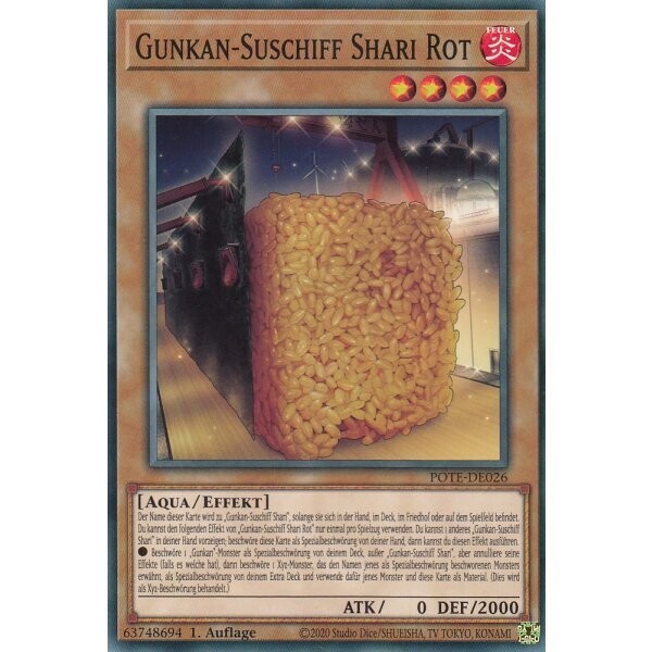 Gunkan-Suschiff Shari Rot (POTE)