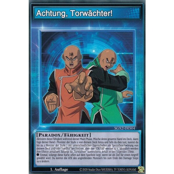 Achtung, Torwächter! (Skill - SGX2)