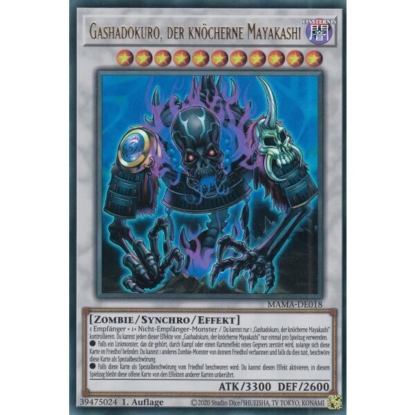 Gashadokuro, der knöcherne Mayakashi (Ultra Rare - MAMA)