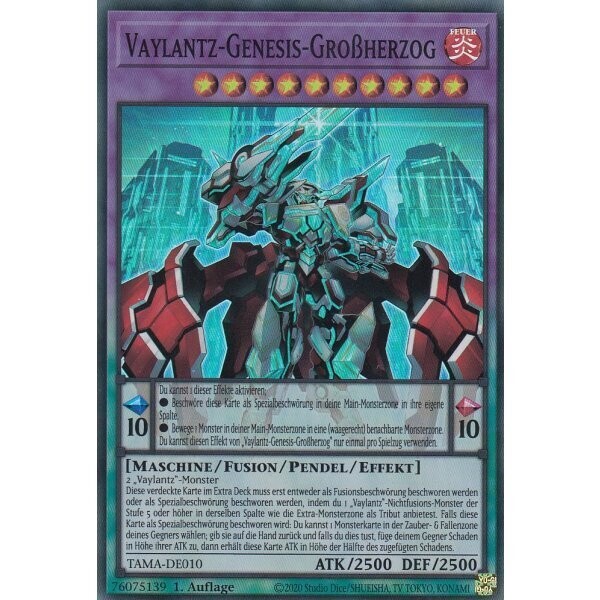 Vaylantz-Genesis-Großherzog (Super Rare - TAMA)