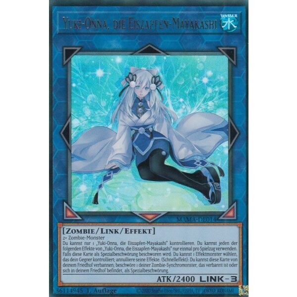 Yuki-Onna, die Eiszapfen-Mayakashi (Ultra Rare - MAMA)
