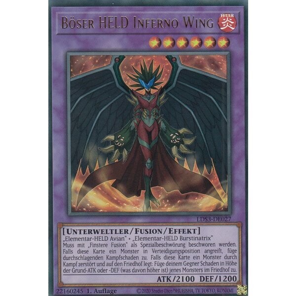 Böser HELD Inferno Wing (Ultra Rare - LDS3)