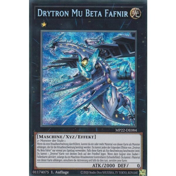 Drytron Mu Beta Fafnir (Prismatic Secret Rare - MP22)