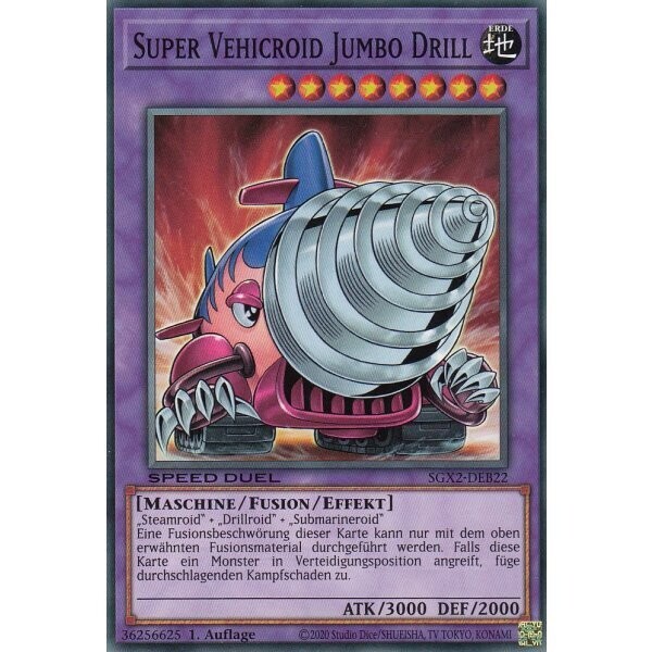 Super Vehicroid Jumbo Drill (SGX2)