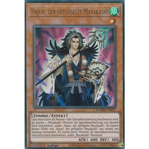 Hajun, der geflügelte Mayakashi (Ultra Rare - MAMA)