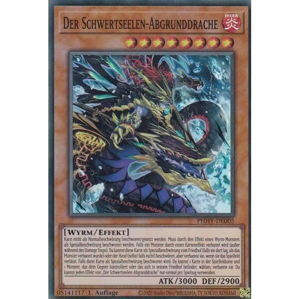 Der Schwertseelen-Abgrunddrache (Super Rare - PHHY)
