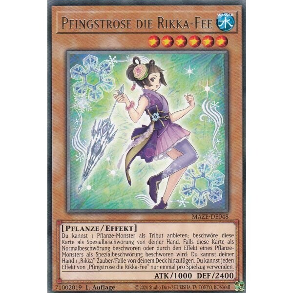 Pfingstrose die Rikka-Fee (Rare - MAZE)