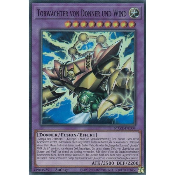 Torwächter von Donner und Wind (Super Rare - MAZE)