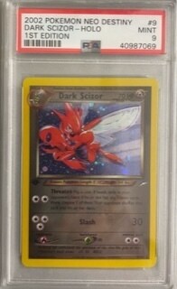 Dark Scizor 1.Ed - 9 PSA Grading - EN