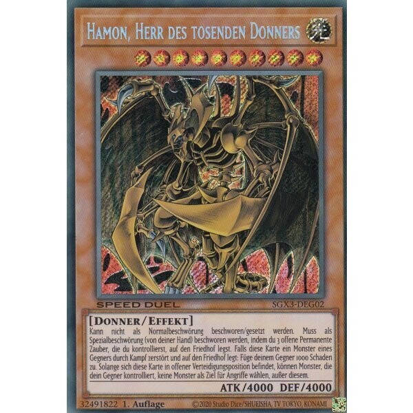 Hamon, Herr des tosenden Donners (Secret Rare - SGX3)