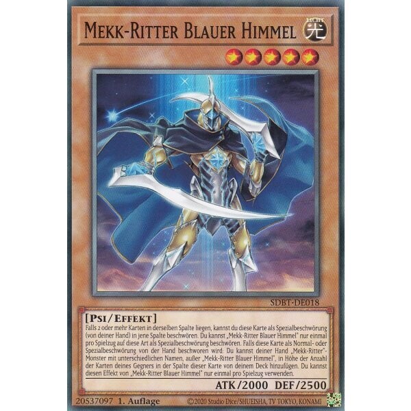 Mekk-Ritter Blauer Himmel (SDBT)