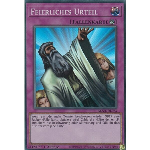 Feierliches Urteil (Collectors Rare - MAZE)
