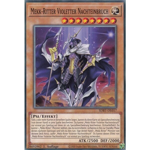 Mekk-Ritter Violetter Nachteinbruch (SDBT)