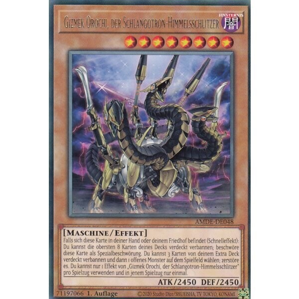 Gizmek Orochi, der Schlangotron-Himmelsschlitzer (Rare - AMDE)