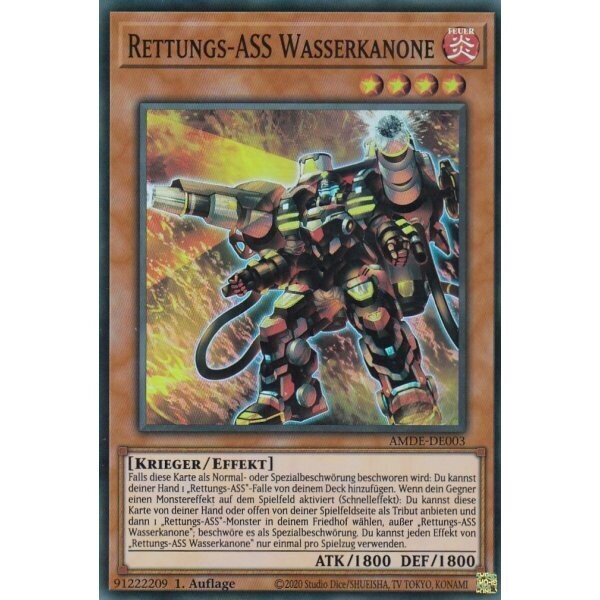 Rettungs-ASS Wasserkanone (Super Rare - AMDE)