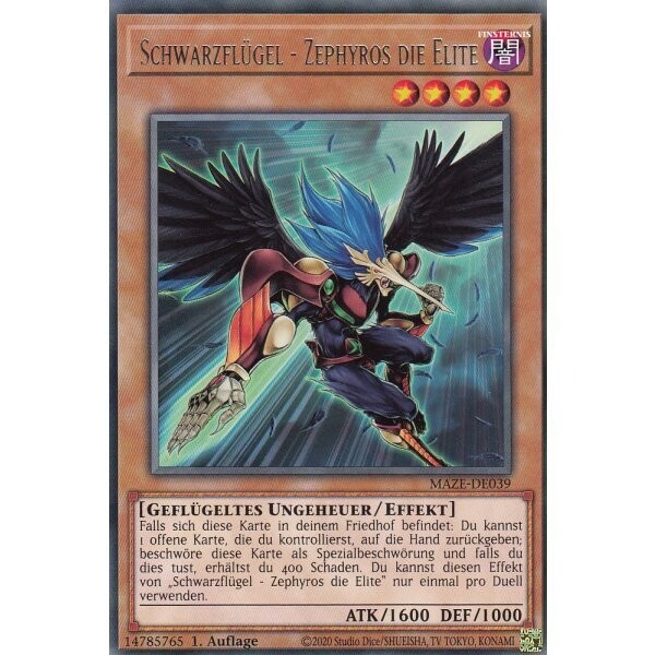 Schwarzflügel - Zephyros die Elite (Rare - MAZE)